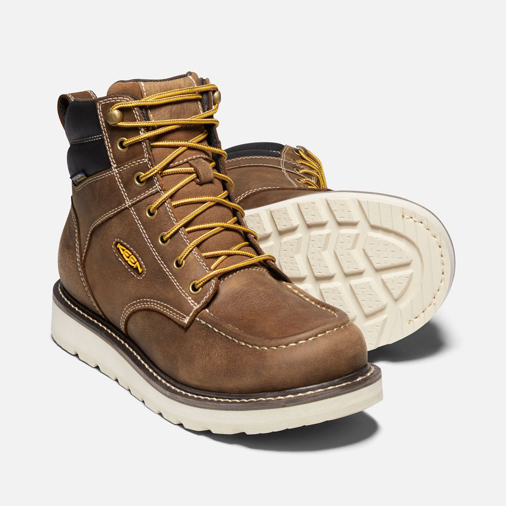 Botas de Zapatillas Keen Mexico Marrom - Hombre Cincinnati 6\" Waterproof (Soft Toe) - DO1038425